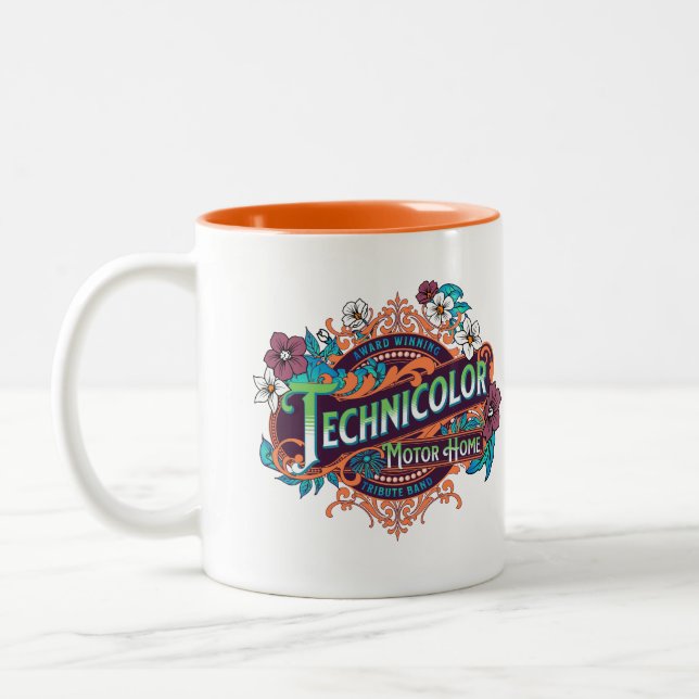 Orange TMH Zweifarbige Tasse (Links)