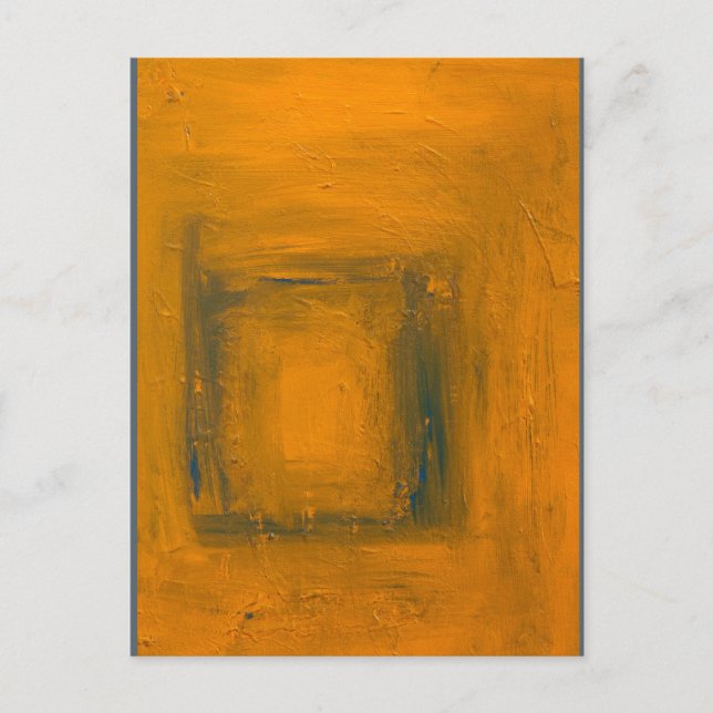 "Orange to Blue and Back" Postkartenausdruck Postkarte (Vorderseite)