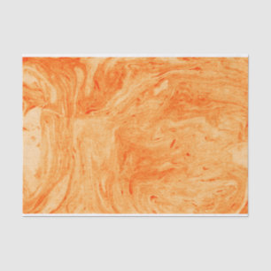 Orange Tones Marble Muster Seidenpapier