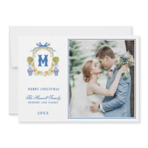 Orange Topiary in Chinoiserie Pot Wappen Monogram