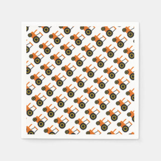 Orange Tractor Serviette