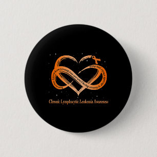 Orange tragen bei chronisch lymphatischer Leukämie Button