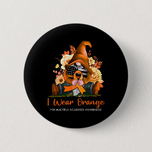 Orange tragen bei Multipler Sklerose Button