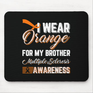 Orange tragen für meine BrustMultiple Sklerose Mousepad