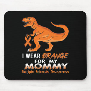 Orange tragen für meine Mama Dinosaurier Multiple Mousepad