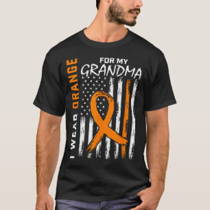 Orange tragen für meine Oma Leukämie Krebs Awarene T-Shirt