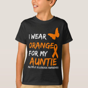 Orange tragen für meine Tante Multipler Sklerose R T-Shirt