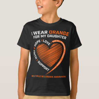 Orange tragen für meine Tochter Multiple Sklerose  T-Shirt