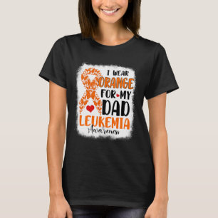 Orange tragen für meinen Vater Leukämie Bewusstsei T-Shirt