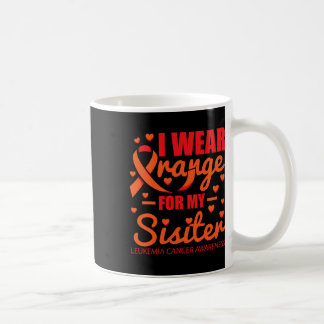 Orange tragen für Schwesterleukämie Kaffeetasse