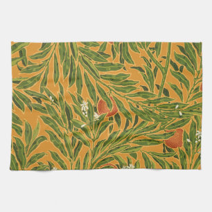 Orange Tree Vintage Tapete Muster Jugendstil Geschirrtuch