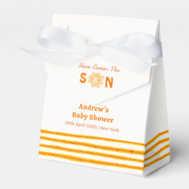 Orange Trendy kommt mit der Son Baby Dusche Geschenkschachtel