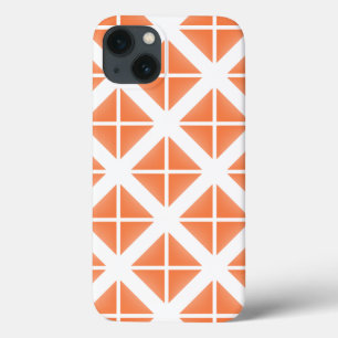 Orange Trendy Triangle Pattern Case-Mate iPhone Hülle