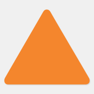 Orange Triangle Sticker