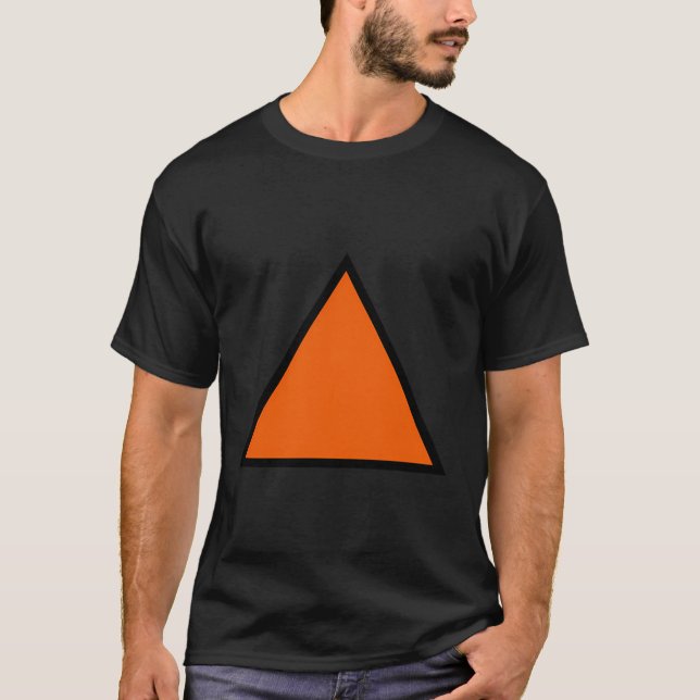 Orange Triangle T-Shirt (Vorderseite)