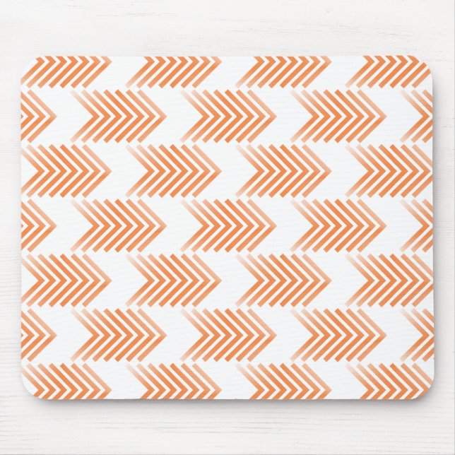 Orange Tribal Arrow Muster Mousepad (Vorne)
