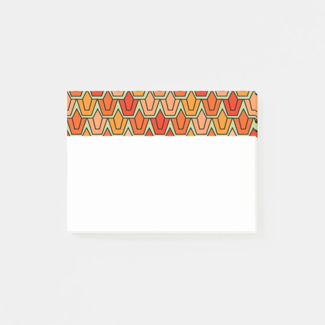 Orange Tulip Field Post-it Klebezettel (Vorderseite)