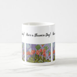 Orange Tulip Watercolor Blume Kaffeetasse