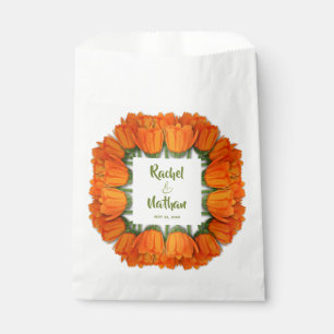 Orange Tulips Brautparty Fvor Bag Geschenktütchen