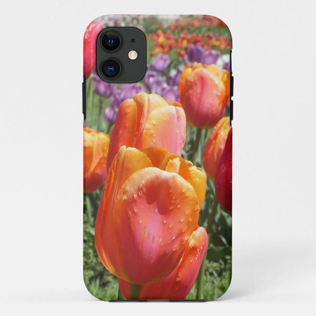 Orange Tulips iPhone 5 Fall Case-Mate iPhone Hülle (Rückseite)