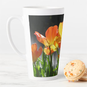 Orange Tulips Tall Tasse
