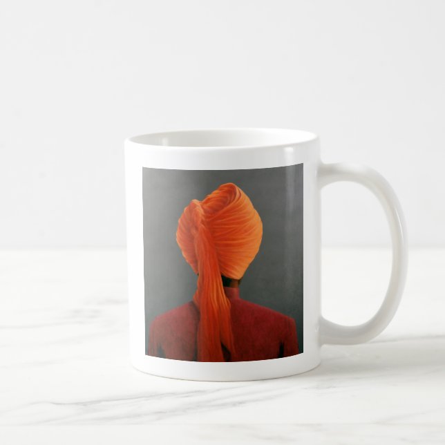 Orange Turban Kaffeetasse (Rechts)