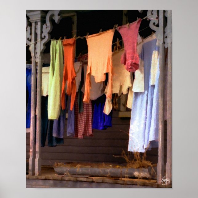 Orange Turtlenecks auf einem Alton Line Poster (Vorne)