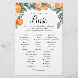 Orange Twin Baby Shower Purgame