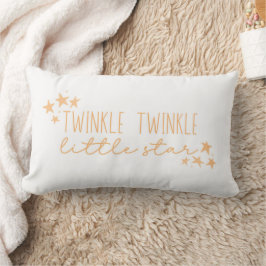 Orange "Twinkle Twinkle Little Star" Baby Kinderzi Lendenkissen