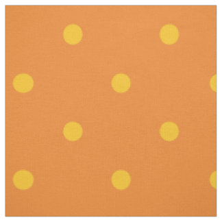Orange u. gelbe Tupfen Stoff