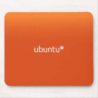 Orange Ubuntus Linux Mousepad