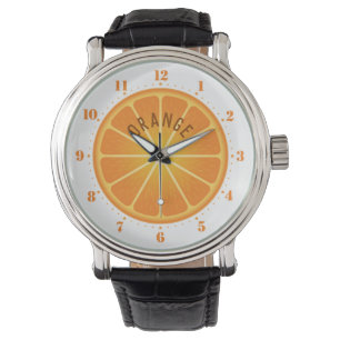 Orange Uhr