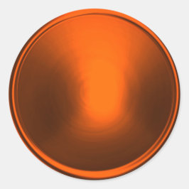 Orange Umschlag Aufkleber