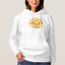 Orange und Black Illustrative Happy Halloween Hoodie