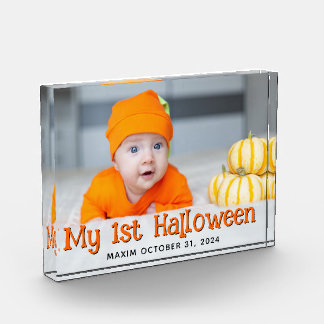 Orange und Black My 1 Halloween Foto