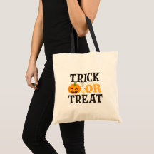Orange und Black Pumpkins Trick oder Tree