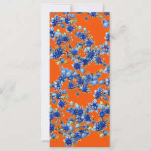 orange und blau