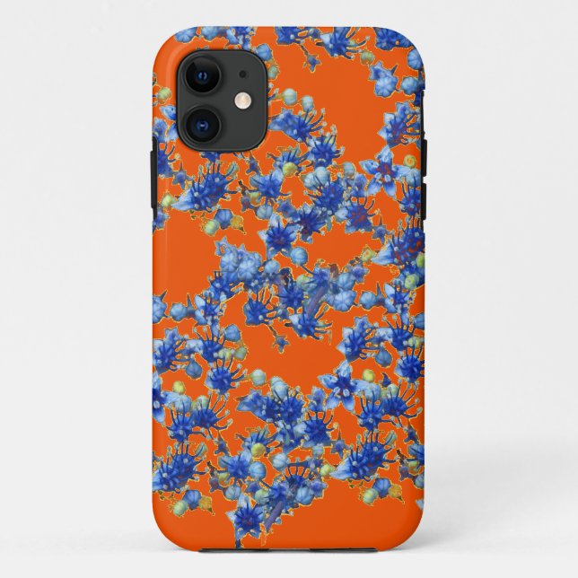 orange und blau Case-Mate iPhone hülle (Rückseite)