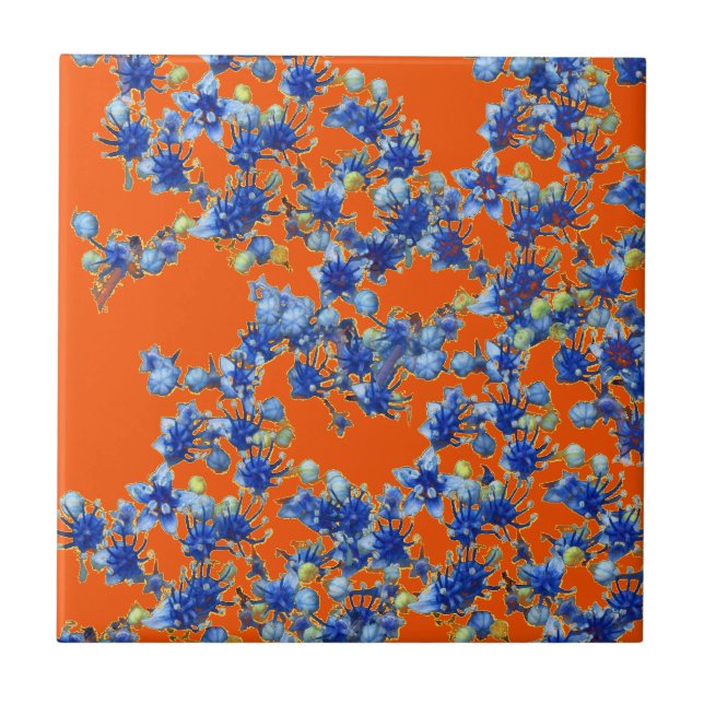 orange und blau fliese (Vorderseite)