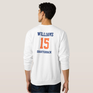 Orange und Blau Sweatshirt