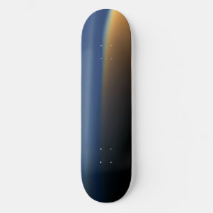 Orange und Blue Haze Skateboard Deck