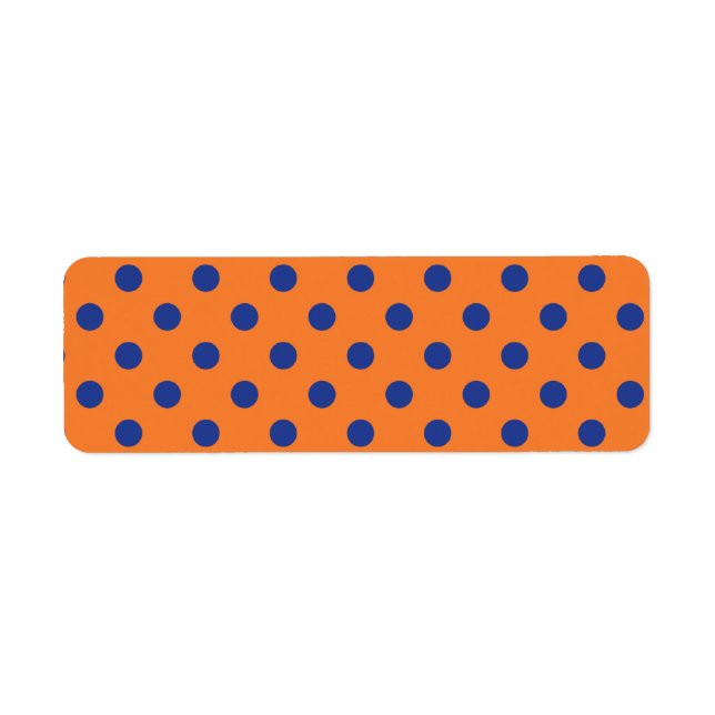 Orange und Blue Polka Dots (Vorne)