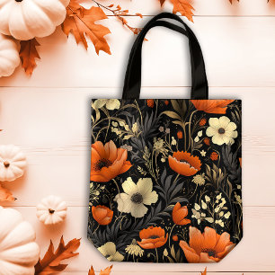 Orange und Creme fett blühen im Herbst