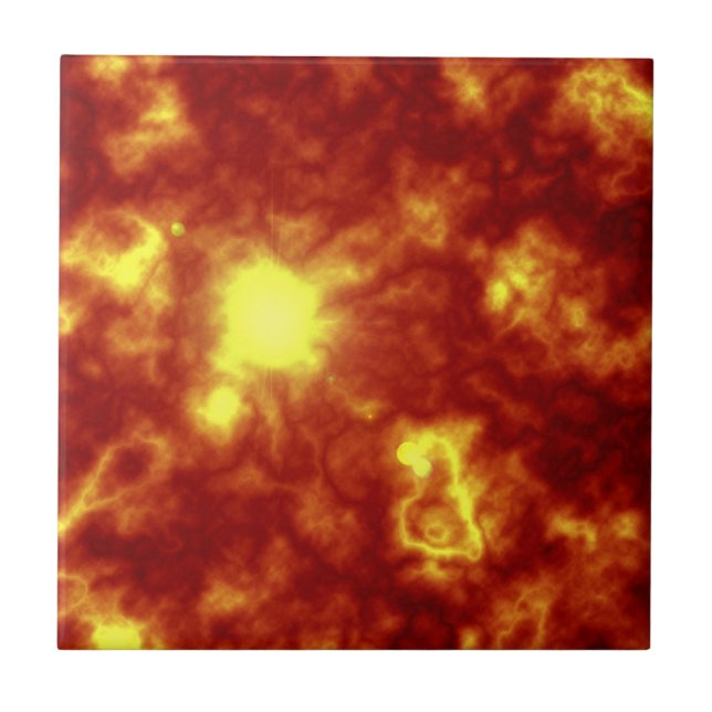 Orange und Gelb Fliese (Vorderseite)