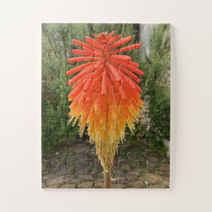 Orange und gelbe Blume Puzzle
