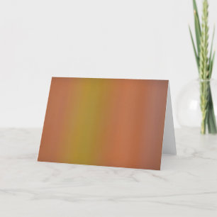 Orange und Gelbe Note Dankeskarte