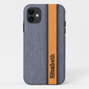 Orange und Gray Fabulous Holzkörner Case-Mate iPhone Hülle