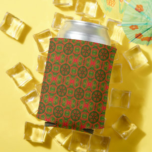 Orange und grünes Kaleidoskop können kühler werden Dosenkühler