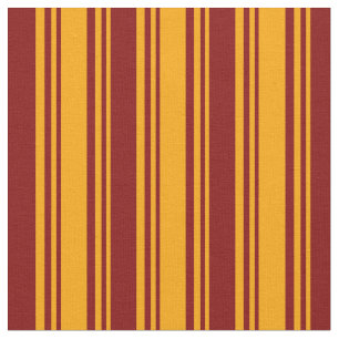 Orange- und Maroon-Farblinien-Muster Stoff