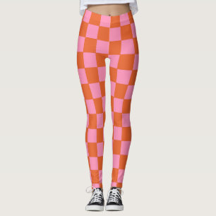 Orange und Rosa Leggings